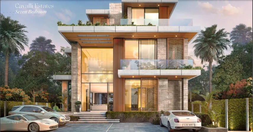 Villa For Sale in DAMAC Hills Cavalli Estates with attractive view